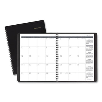 AT-A-GLANCE® Monthly Planner, 8.75 X 7, Black Cover, 18-month (july To Dec): 2021 To 2022 freeshipping - TVN Wholesale
